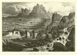 Ancient Quarries and Tampu of Ollantay by Edouard Riou